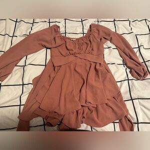 pink altard state dress size, small